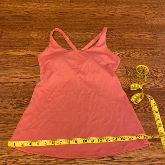 SAVVI Retired Small Peach Cross Back Padded Shelf Bra KUMA Tank Top - Picture 7 of 11